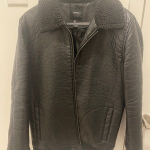 Forever 21 motor bike leather jacket